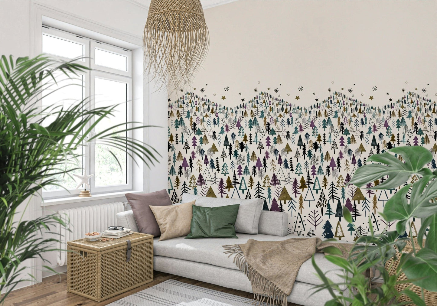 Winter Tree Wonderland Wall Mural