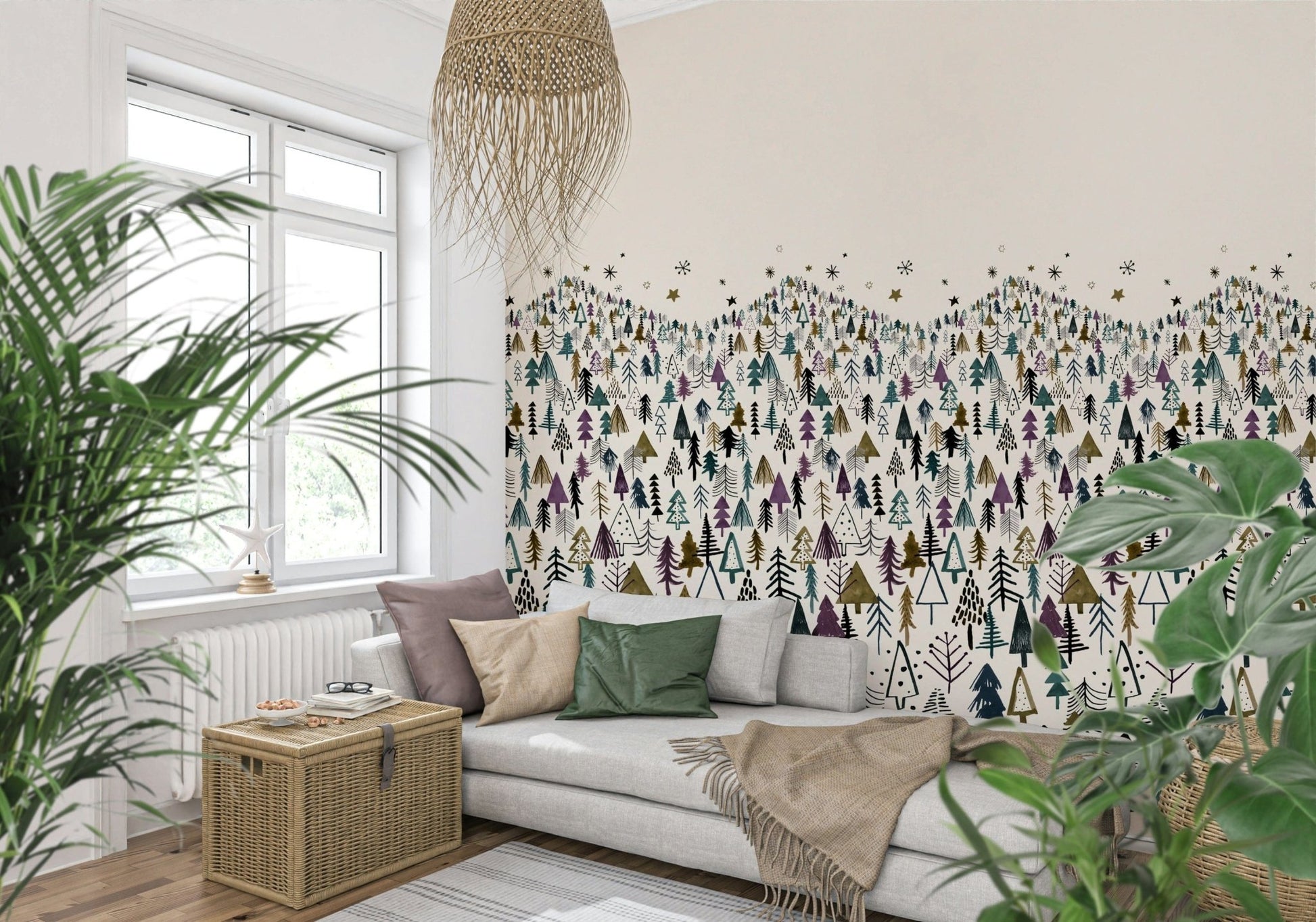 Winter Tree Wonderland Wall Mural