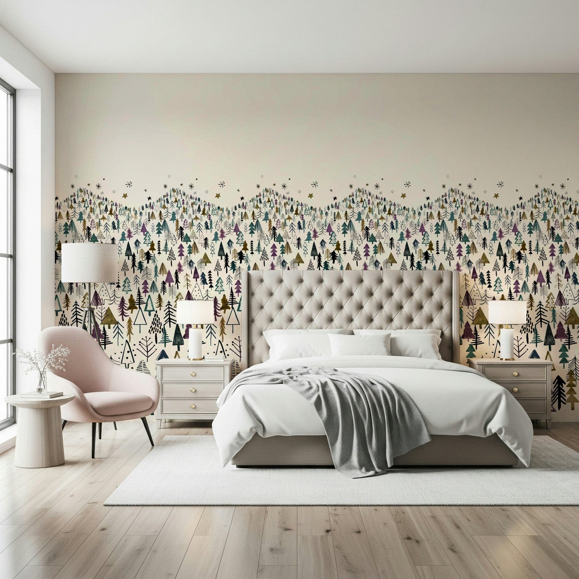 Winter Tree Wonderland Wall Mural