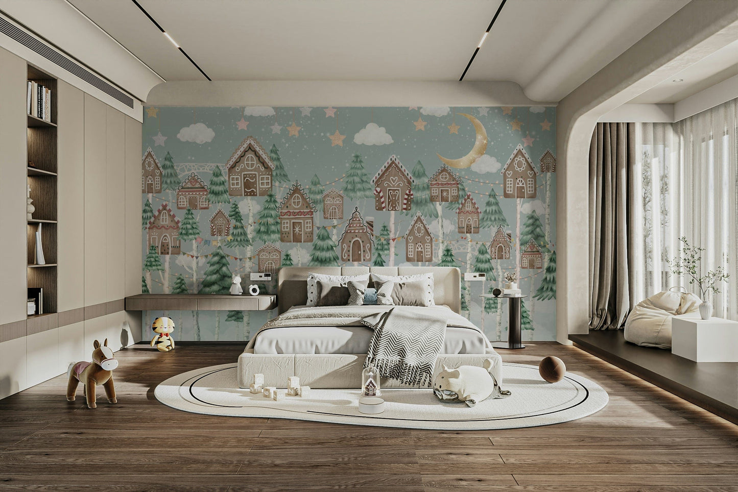 The style is painterly or a soft-focus photograph.

