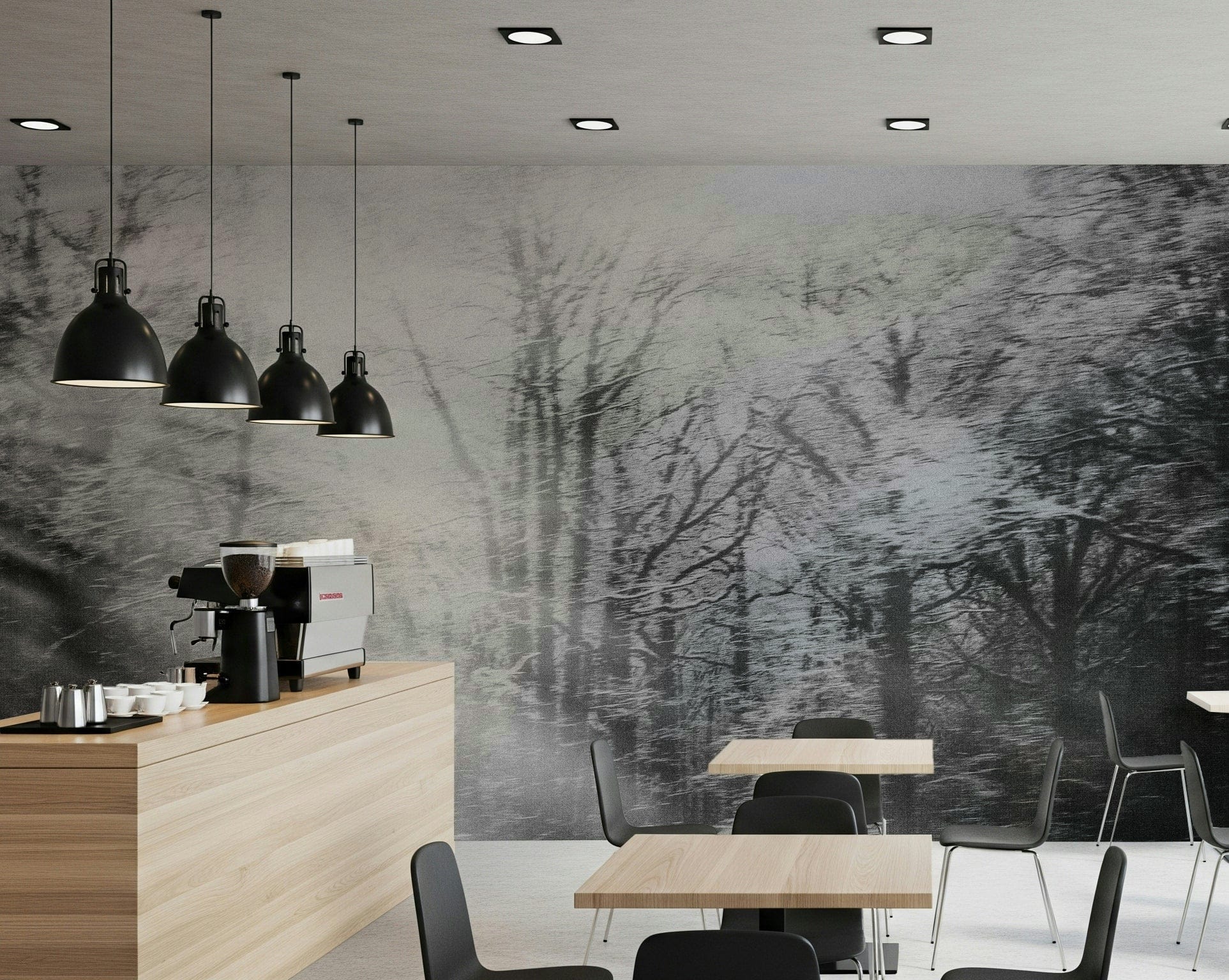Subtle seasonal nature art for a clean and simple nursery design