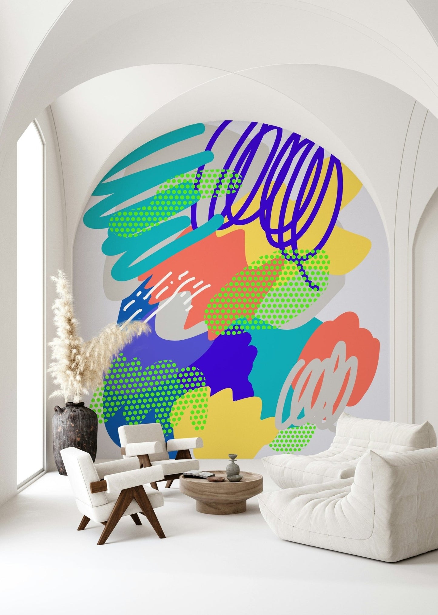 Exciting abstract design, vivid wall art, spectacular Wonders2 product.