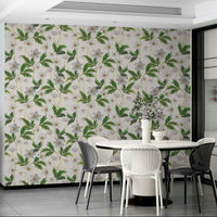 Nature-inspired wallpaper featuring anemone flowers

