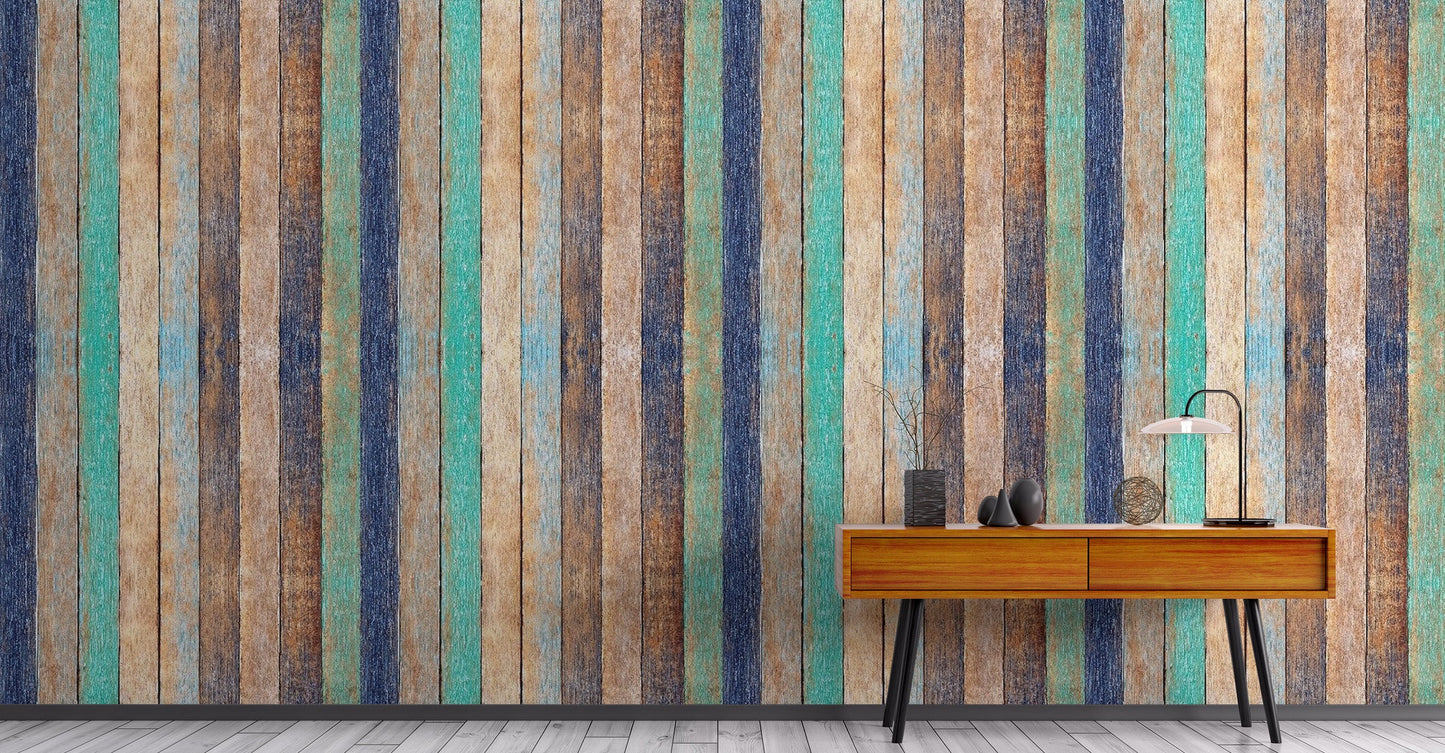 Deep charcoal grey charred wood wall mural with a scorched texture.