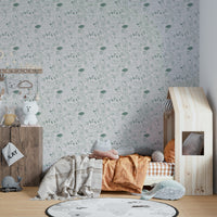 Woodland animal mural for nursery or playroom

