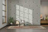 Nature-themed kids wallpaper with forest animals

