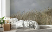 Nature inspired Woodland Dune Grass wall mural featuring wild prairie vegetation.