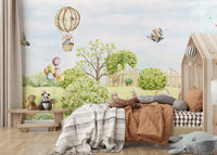 Woodland Friends Adventure Wall Mural.

