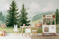 A beautiful and whimsical animal wallpaper.