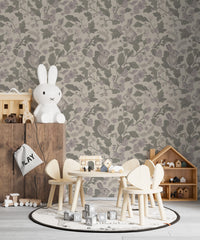 Woodland Garden – Dusty Lavender Wallpaper⁠