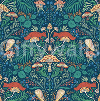 Captures the essence of a hidden forest floor.
