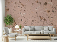 Detailed mural capturing the calm and serenity of a forest landscape