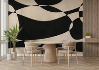 The colors are soft and gentle, with many shades of beige and gray.

