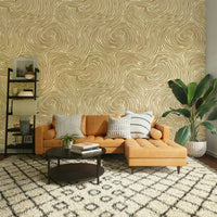 Woven Identity wall mural creating a stylish, textured effect.

