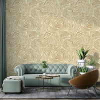 Sophisticated woven pattern wall mural for modern interiors.

