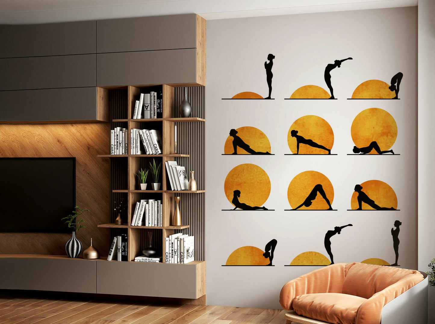 There's a sense of harmony and spiritual calm.
