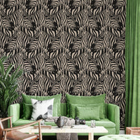 The image shows a repeating pattern of wild animal stripes.

