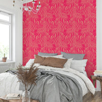 The image shows a peaceful, natural scene with a striped pattern.

