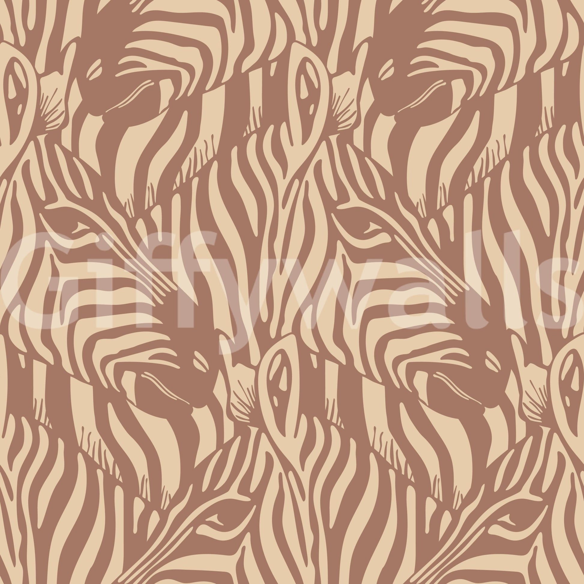 The design is non-realistic and interpretive.

