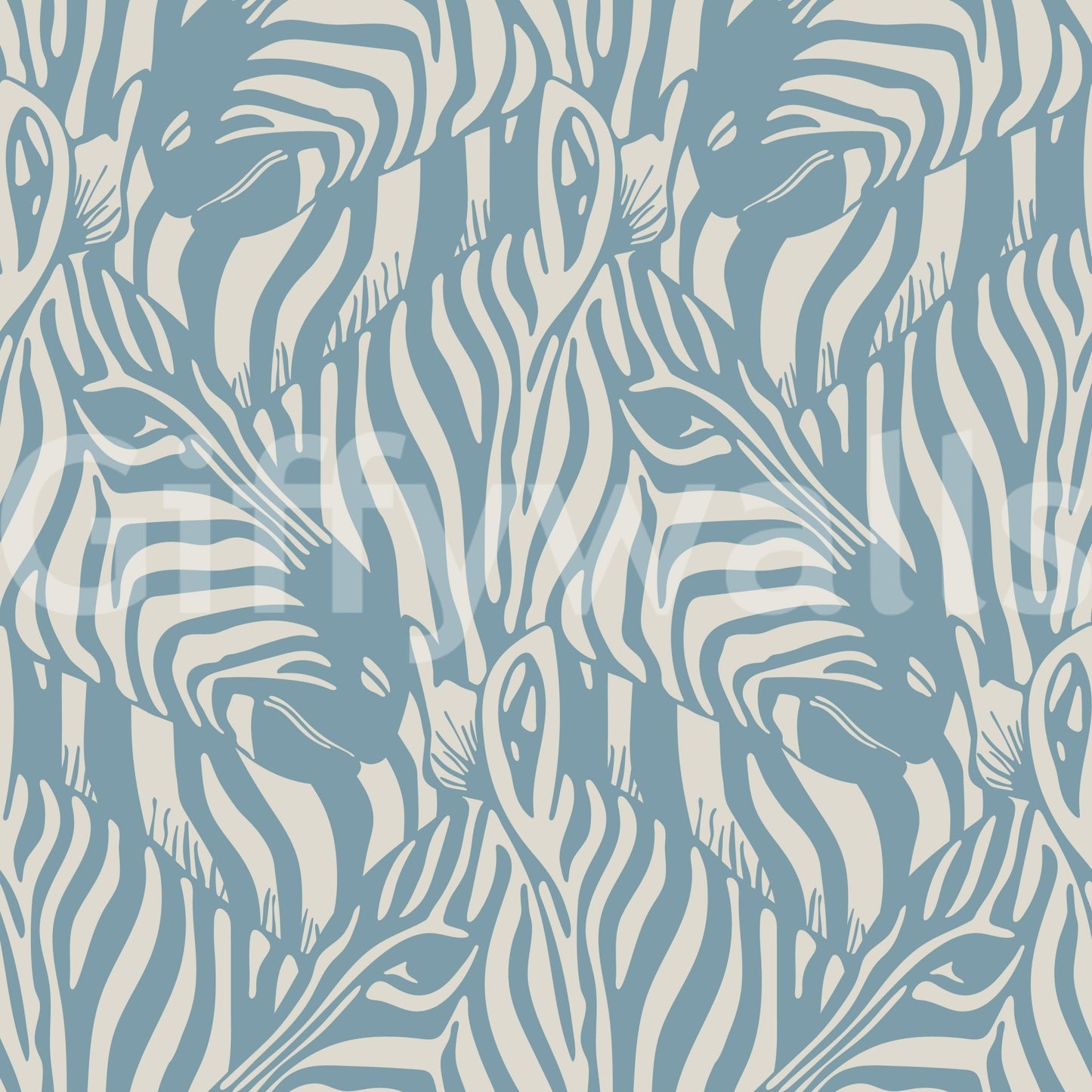 The design is non-realistic and interpretive.

