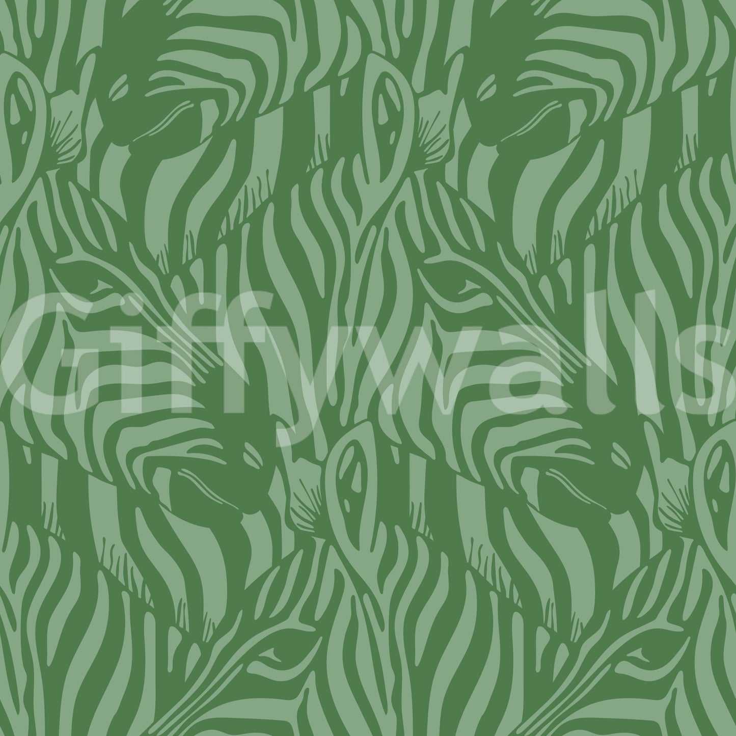 The design is non-realistic and interpretive.

