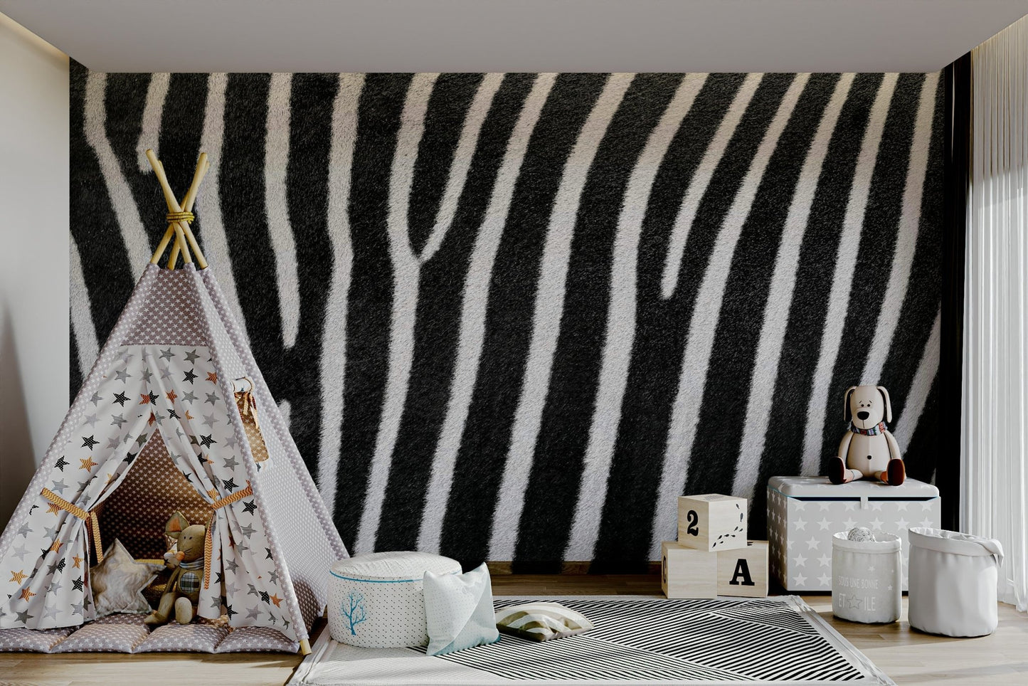 Daring and stylish decor.

