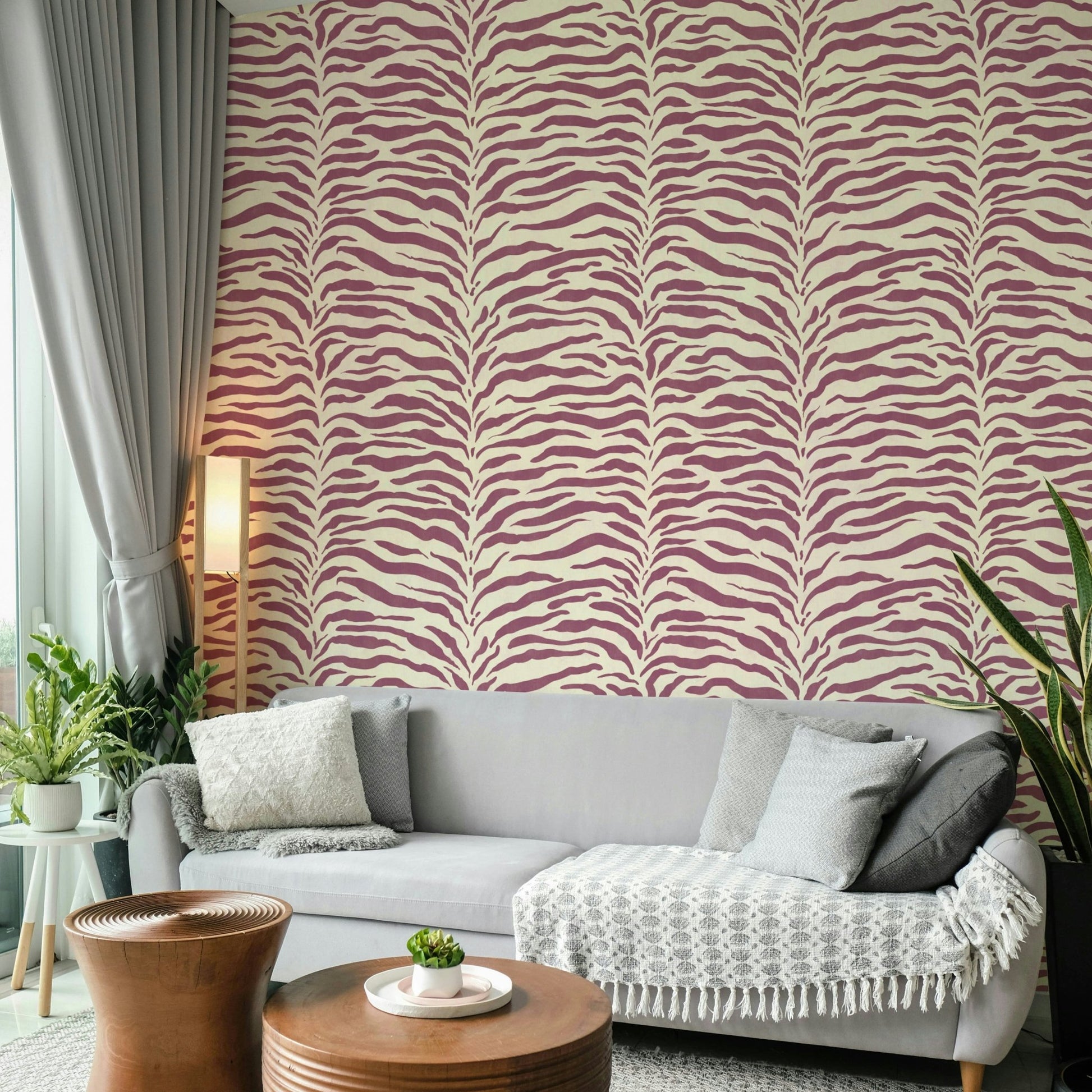 The look is both wild and sophisticated.
