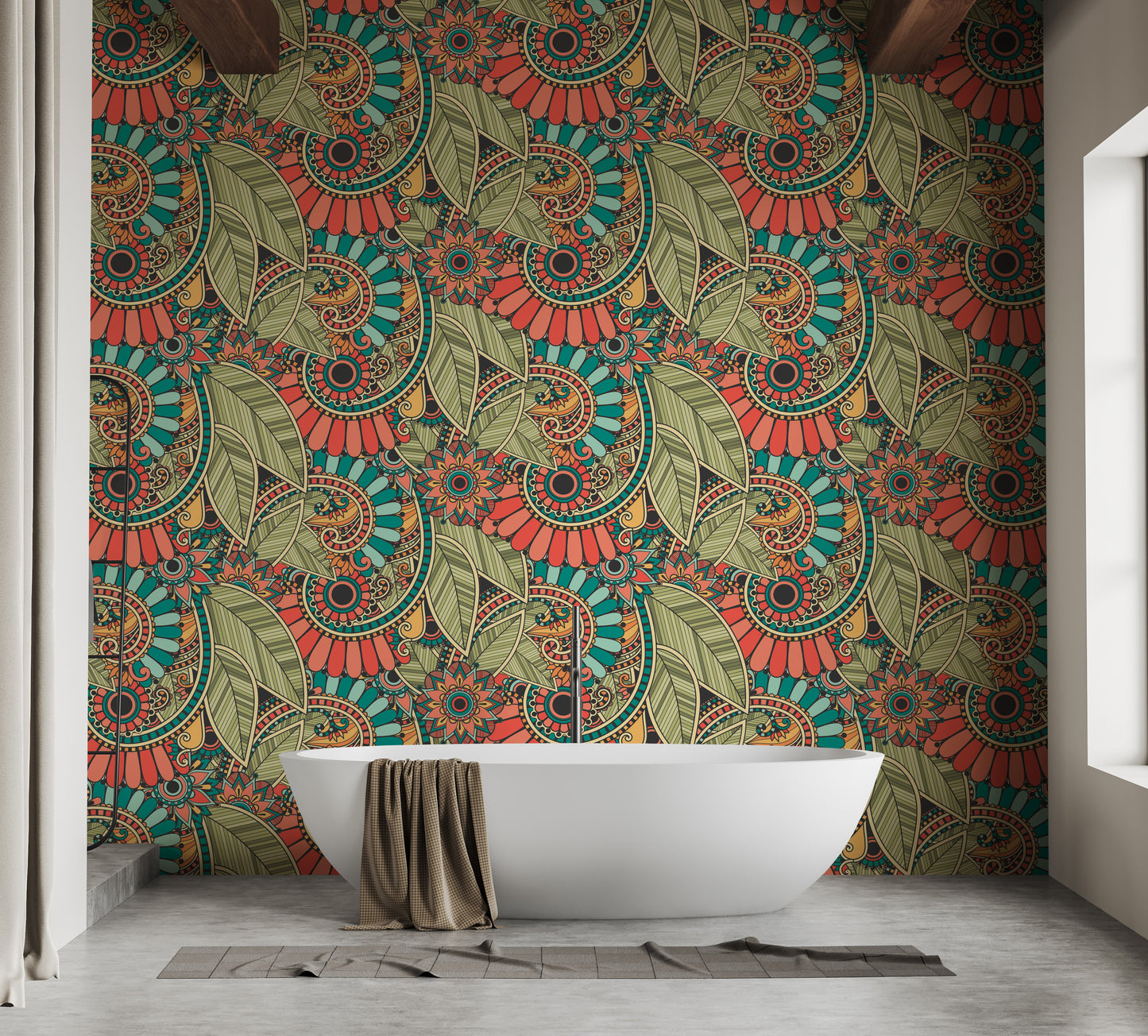 Zentangle Doodle Repeat Pattern Wallpaper - Giffywalls