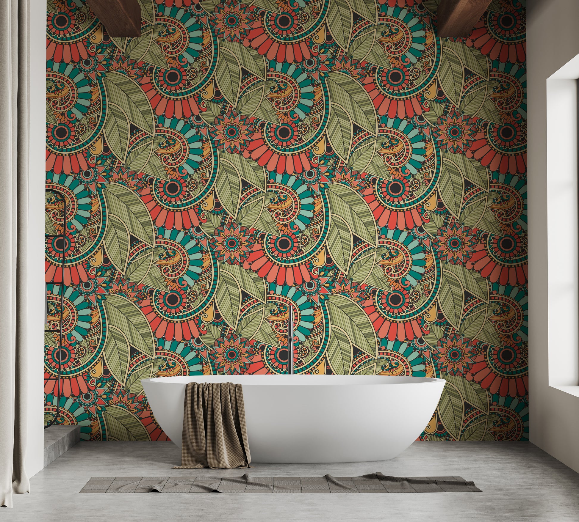 Zentangle Doodle Repeat Pattern Wallpaper - Giffywalls