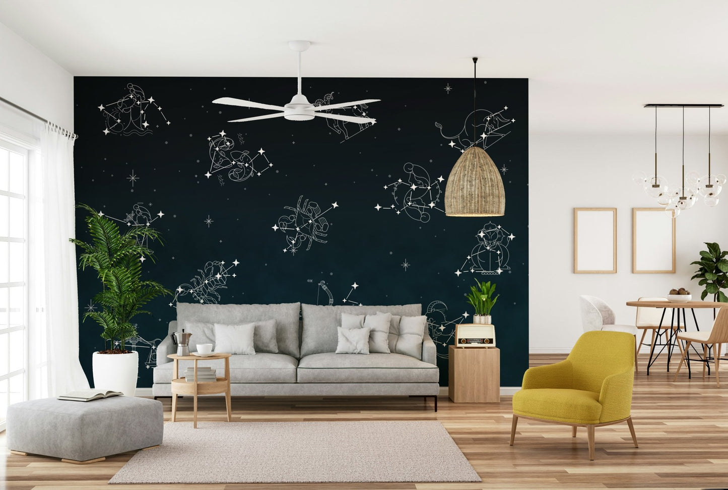 The design gives a feeling of quiet, natural beauty.

