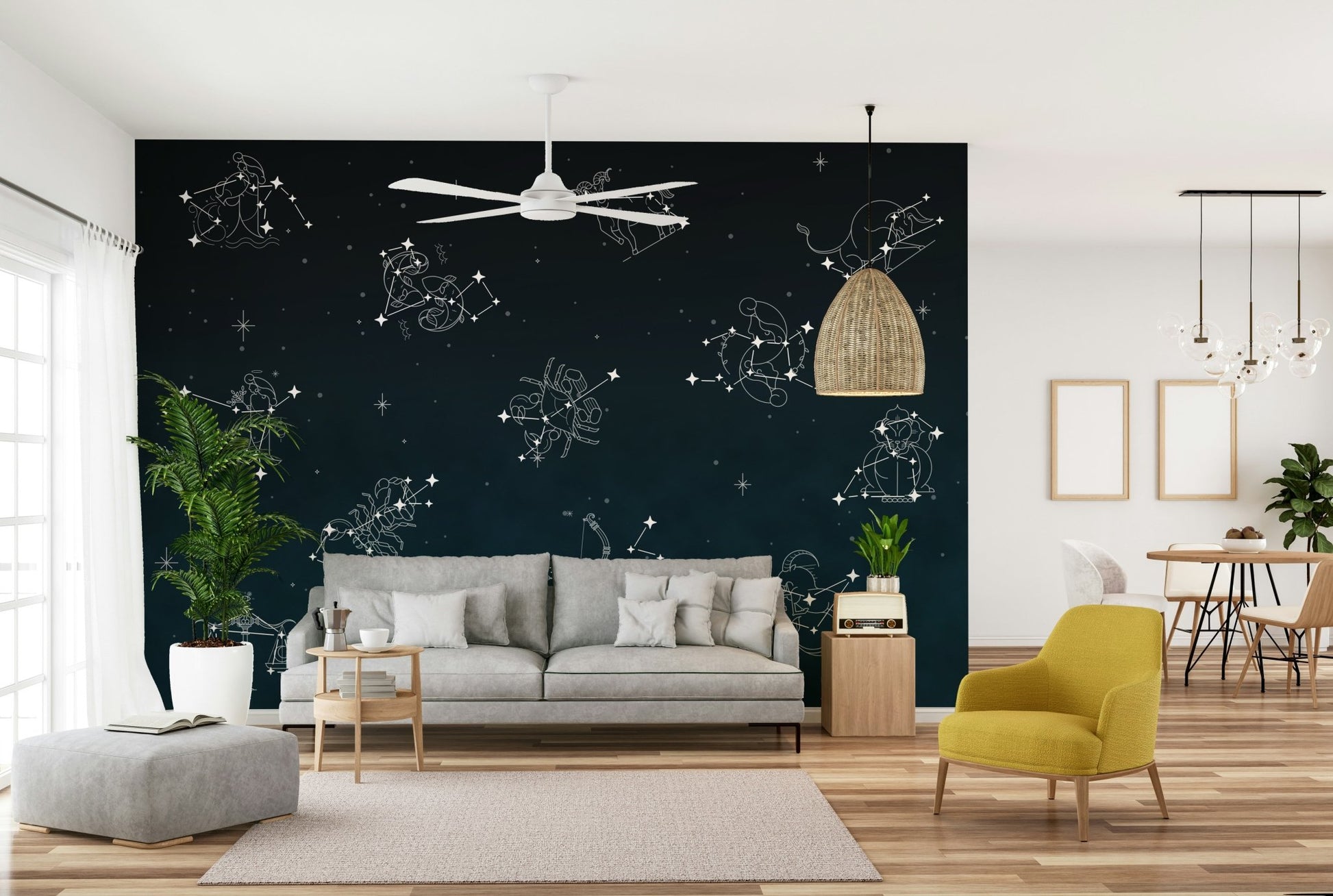 The design gives a feeling of quiet, natural beauty.

