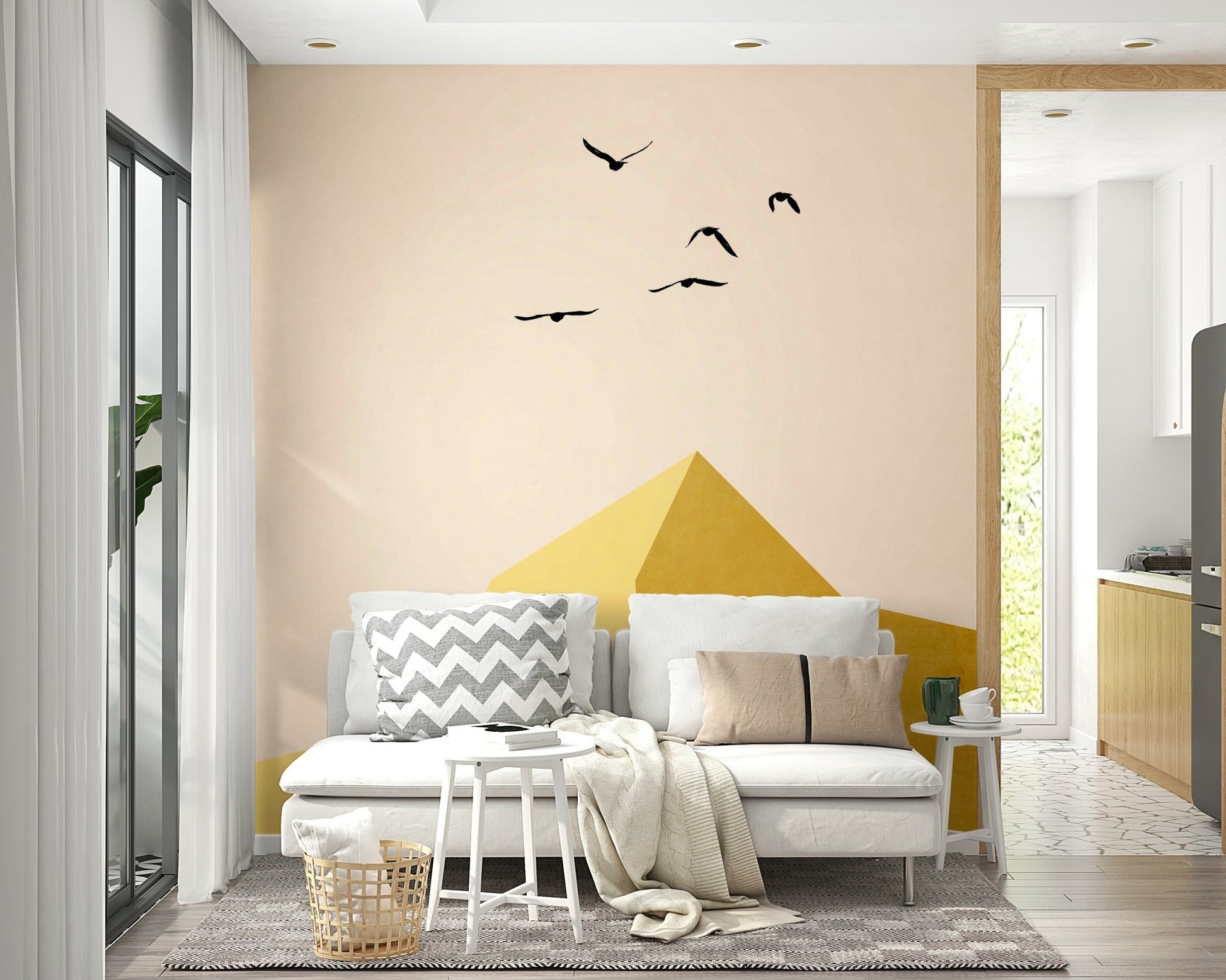 Features a panoramic view of the Zugspitze mountain range.
