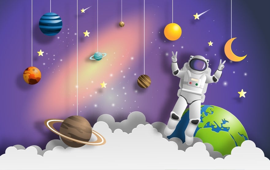 animated 3d solar system wallpaper